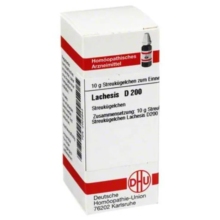 DHU Lachesis D 200 Globuli, 10 g