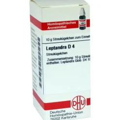DHU Leptandra D 4 Globuli, 10 g