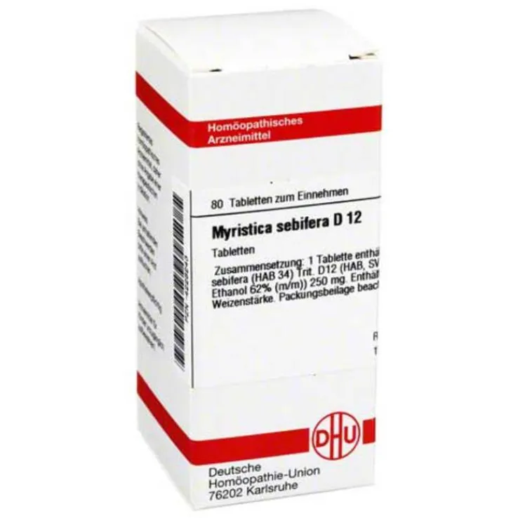 DHU Myristica sebifera D 12 Tabletten, 80 St