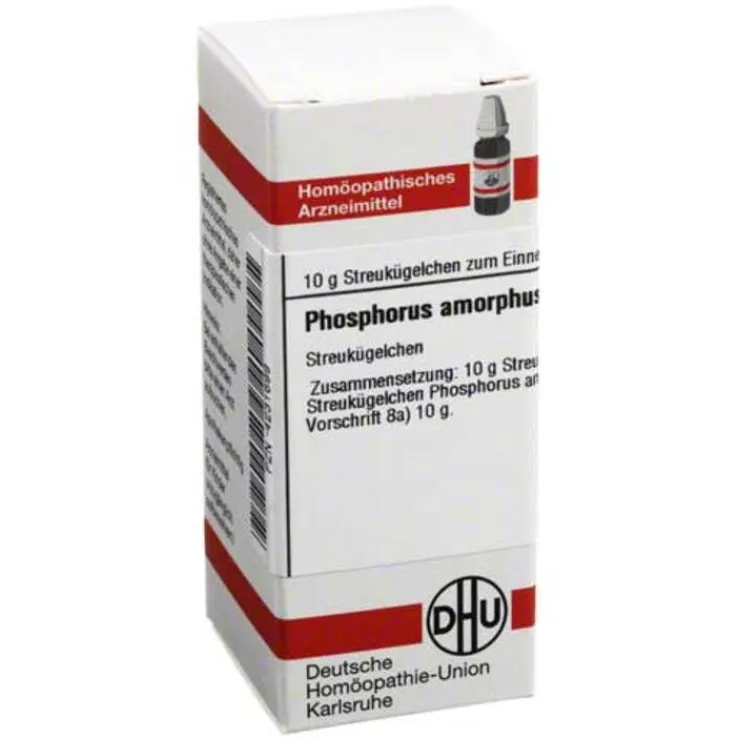 DHU Phosphorus amorph. D 12 Globuli, 10 g
