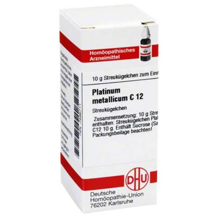 DHU Platinum metallicum C 12 Globuli, 10 g