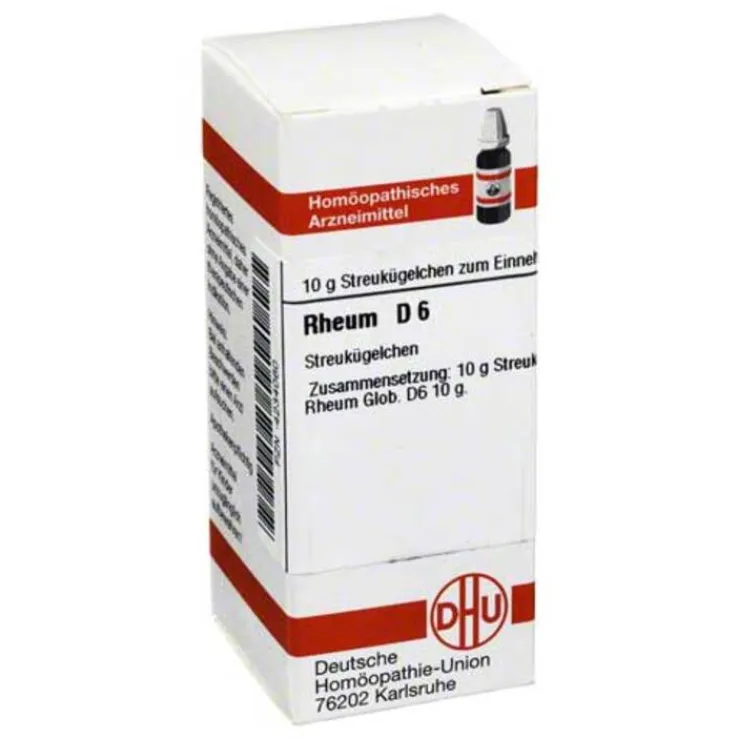DHU Rheum D 6 Globuli, 10 g