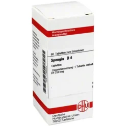 DHU Spongia D 4 Tabletten, 80 St