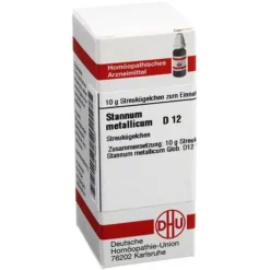DHU Stannum metallicum D 12 Globuli, 10 g