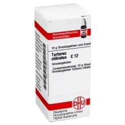 DHU Tartarus stibiatus C 12 Globuli, 10 g