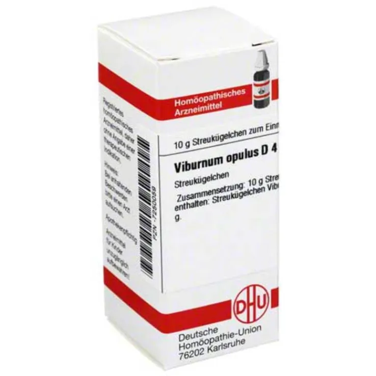 DHU Viburnum opulus D 4 Globuli, 10 g