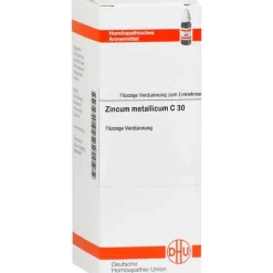 DHU Zincum metallicum C 30 Dilution, 20 ml