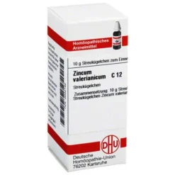 DHU Zincum valerianicum C 12 Globuli, 10 g