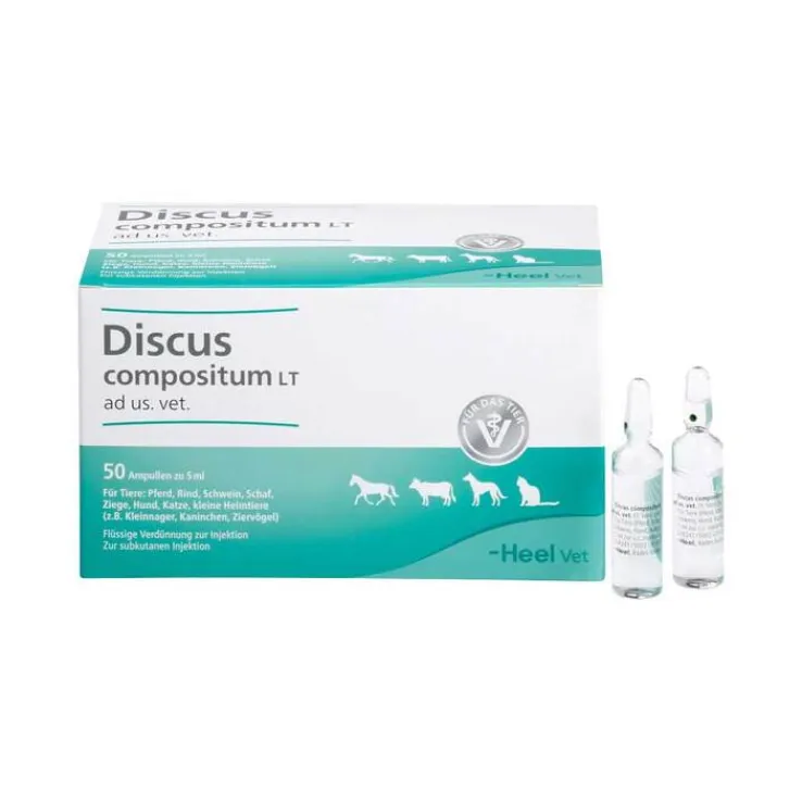 Discus compositum LT Ampullen vet. (für Tiere), 50 St