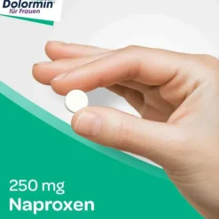 Dolormin für Frauen bei Menstruationsbeschwerden mit Naproxen, 20 St