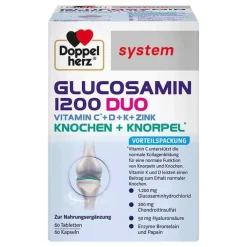 Doppelherz Glucosamin 1200 Duo system Kombipackung, 120 St