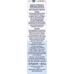 Doppelherz Melatonin + Hanföl system Kapseln, 30 St