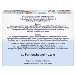 Doppelherz system Magnesium+Kalium Citrat Granulat, 40 St