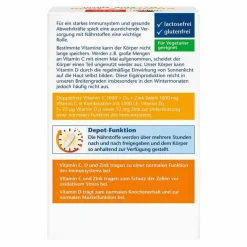 Doppelherz Vitamin C 1000 + D3 + Zink Depot Tabletten, 100 St