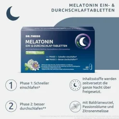 Dr. Theiss Melatonin Ein- & Durchschlaf-Tabletten, 60 St