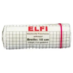 Dracoelfi elastisch Fixierbinde 10cmx4m gekreppt cello, 1 St