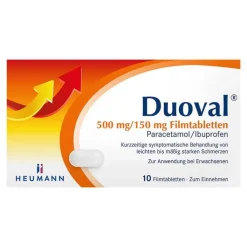 Duoval 500 mg / 150 mg Filmtabletten, 10 St