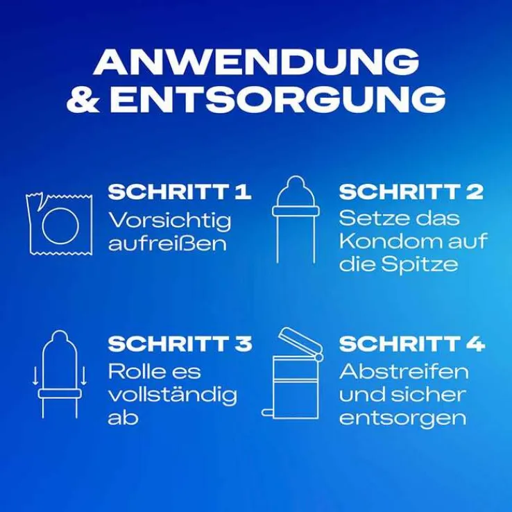 Durex Gefühlsecht XXL Kondome, 10 St