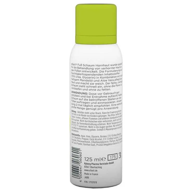 Efasit Fuß Schaum Hornhaut, 125 ml