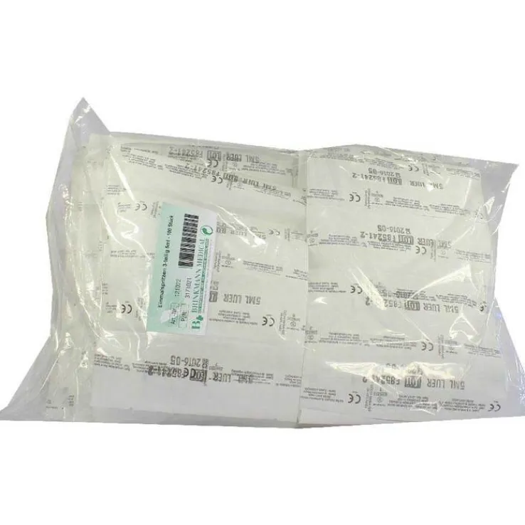 Einmalspritze Ersta 5 ml 3-t, 100 St