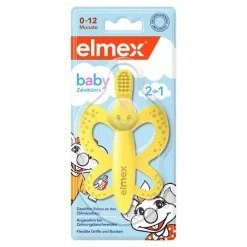 Elmex Baby Zahnbürste und Beißring, 1 St
