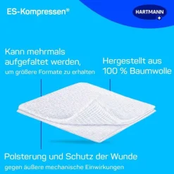 es-kompressen® Mullkompressen 10 cm x 10 cm steril, 5X2 St
