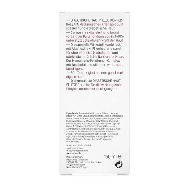 Eubos Diabetes Haut Körper Lotion, 150 ml