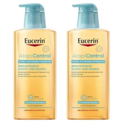 Eucerin AtopiControl Dusch- und Badeöl, 2x400 ml