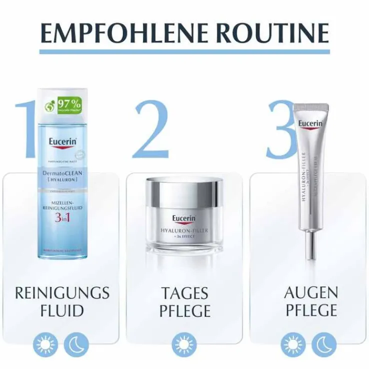 Eucerin Dermatoclean Hyal.Miz.Reinigungsfluid 3in1, 200 ml