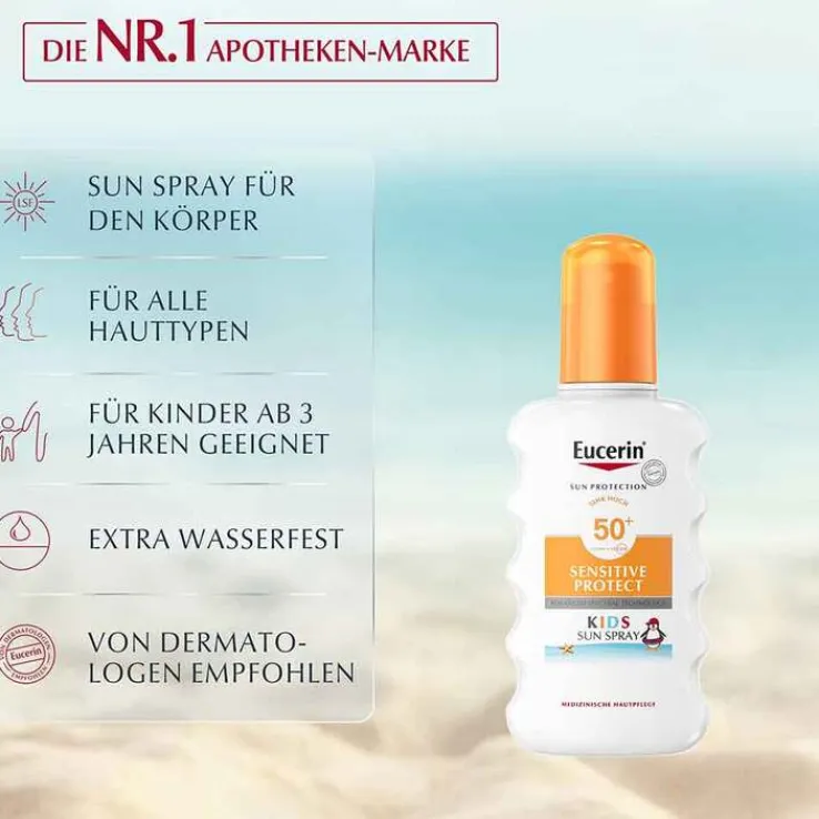 Eucerin Kids Sun Spray LSF 50+, 200 ml