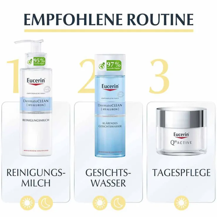 Eucerin Q10 Active Anti-Falten Tagescreme für trockene Haut, 50 ml