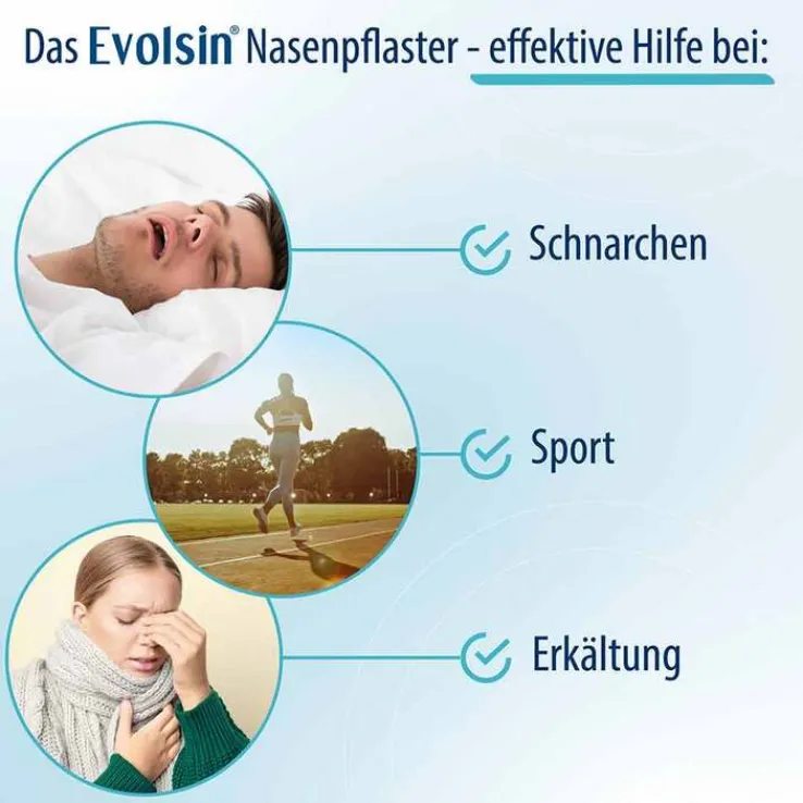 Evolsin Nasenpflaster extra stark transparent, 30 St
