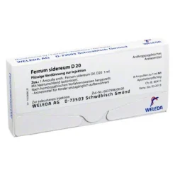 Ferrum sidereum D 20 Ampullen, 8X1 ml