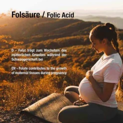 Folsäure 1000 µg Calcium-L-Methylfolat vegan Tabletten , 240 St