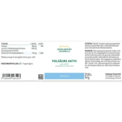 Folsäure Aktiv plus Vitamin B12 aktiv Kapseln, 120 St