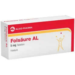 Folsäure AL 5 mg Tabletten, 50 St