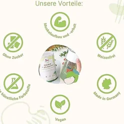 For You Bcca + glutamin Energy & Recovery Apfel Pulver , 480 g