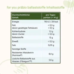For You präbio ballaststoffe Pulver, 420 g