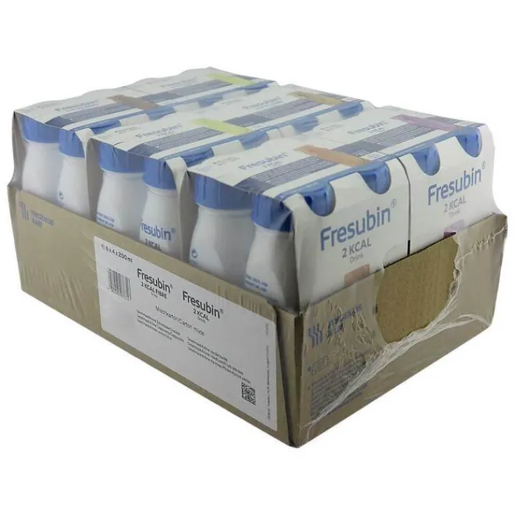 Fresubin 2 kcal fibre Drink Mischkarton Trinkflasche, 24X200 ml