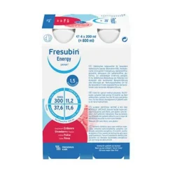 Fresubin Energy Drink Erdbeere Trinkflasche, 6X4X200 ml