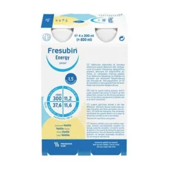Fresubin Energy Drink Vanille Trinkflasche, 4X200 ml