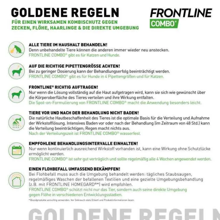 FRONTLINE COMBO® gegen Zecken, Flöhe bei Hunden L (20-40 kg), 3 St
