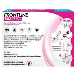FRONTLINE TRI-ACT® gegen Zecke, Floh und fliegende Insekten bei Hunden (10-20kg), 6 St