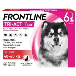 FRONTLINE TRI-ACT® gegen Zecke, Floh und fliegende Insekten bei Hunden (40-60kg), 6 St