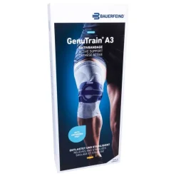 Genutrain A3 Kniebandage links Größe 6 titan, 1 St