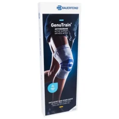 Genutrain Kniebandage Größe 4 schwarz, 1 St