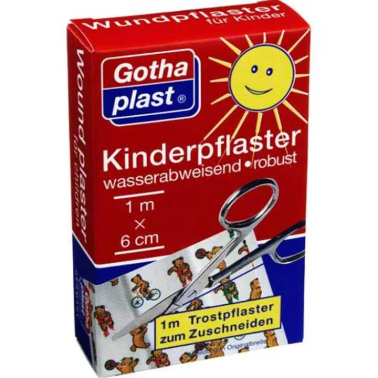 Gothaplast Kinderpflaster 6 cm x 1 m, 1 St