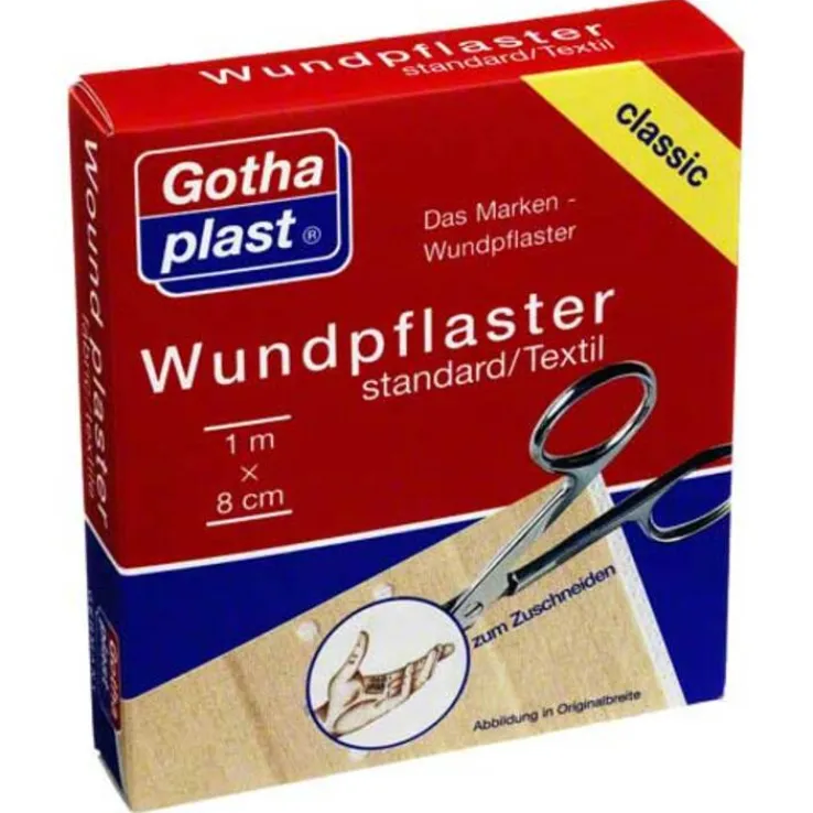 Gothaplast Wundpflaster standard 8 cm x 1 m, 1 St