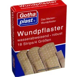 Gothaplast Wundpflaster wasserf.4 Größen, 18 St