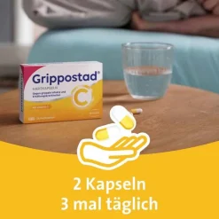 Grippostad C Hartkapseln bei Erkältung, 2x24 St